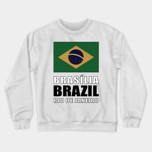 Flag of Brazil Crewneck Sweatshirt